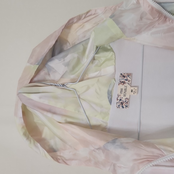NWT Pink Republic Hooded Windbreaker, XS - Picture 10 of 10